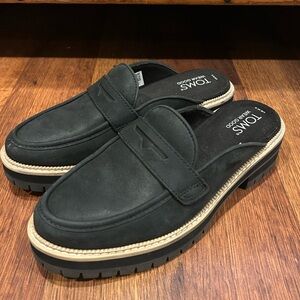 TOMS Women's Black Loafers
